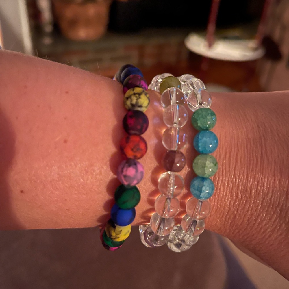 Handmade beaded bracelets